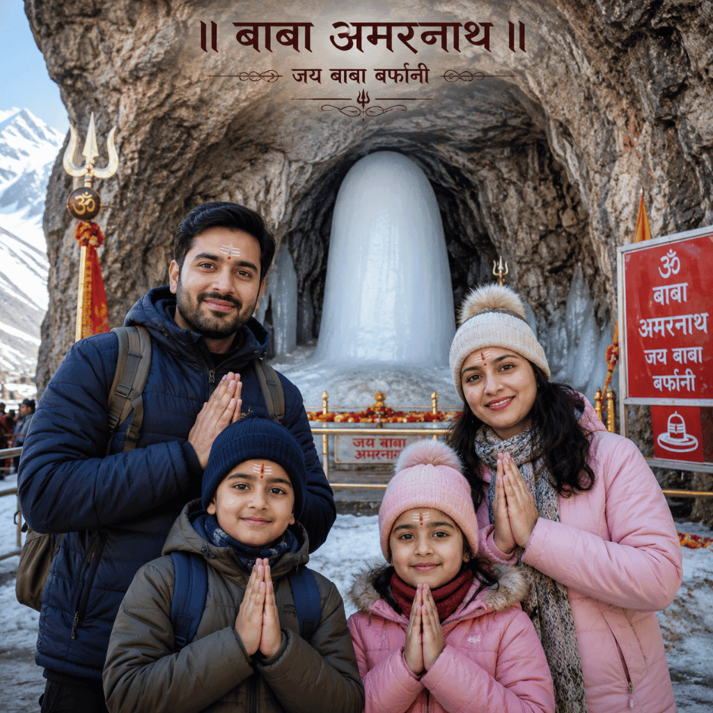 Amarnath Yatra with Kashmir Tour Package 2026 | Jammu, Srinagar, Gulmarg & Sonmarg