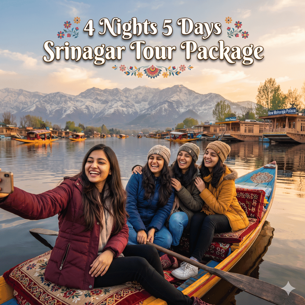 4 Nights 5 Days Srinagar Tour Package