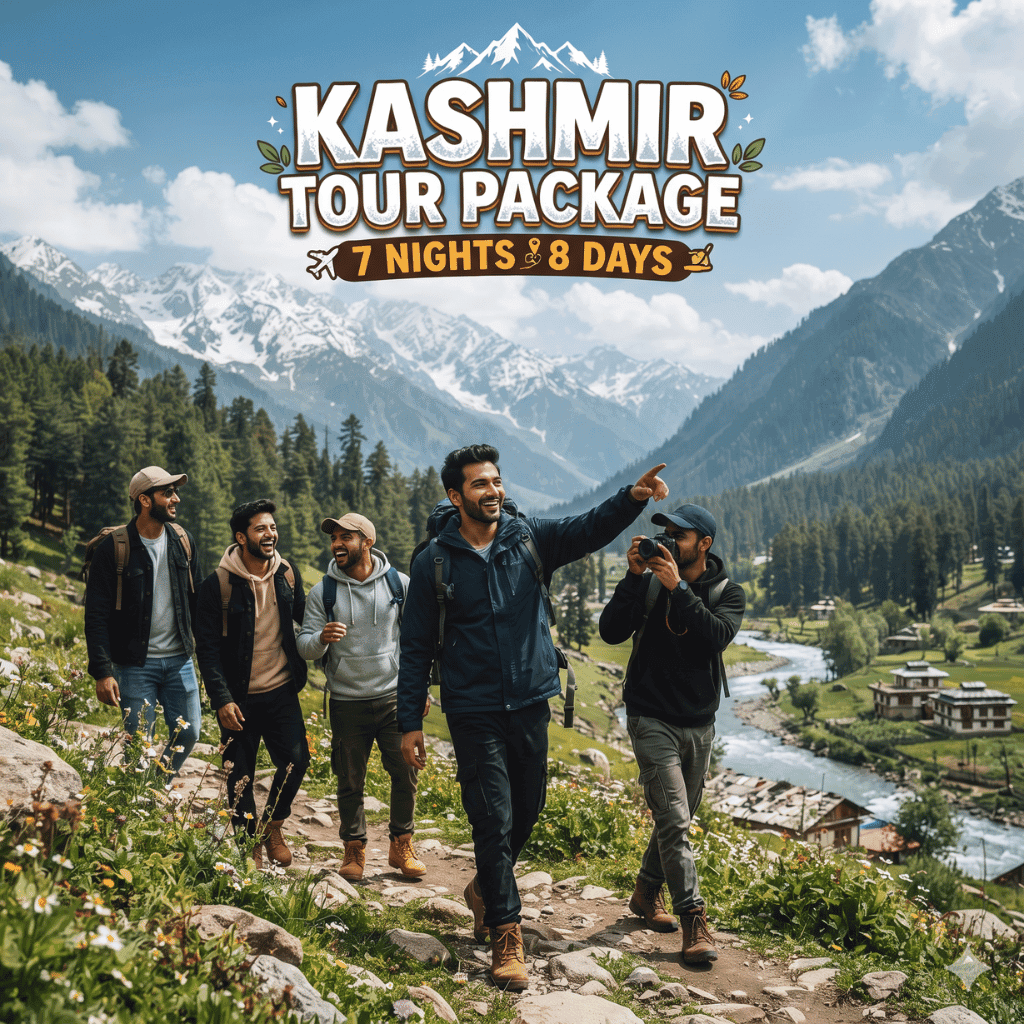 Kashmir Tour Package 7 Nights 8 Days