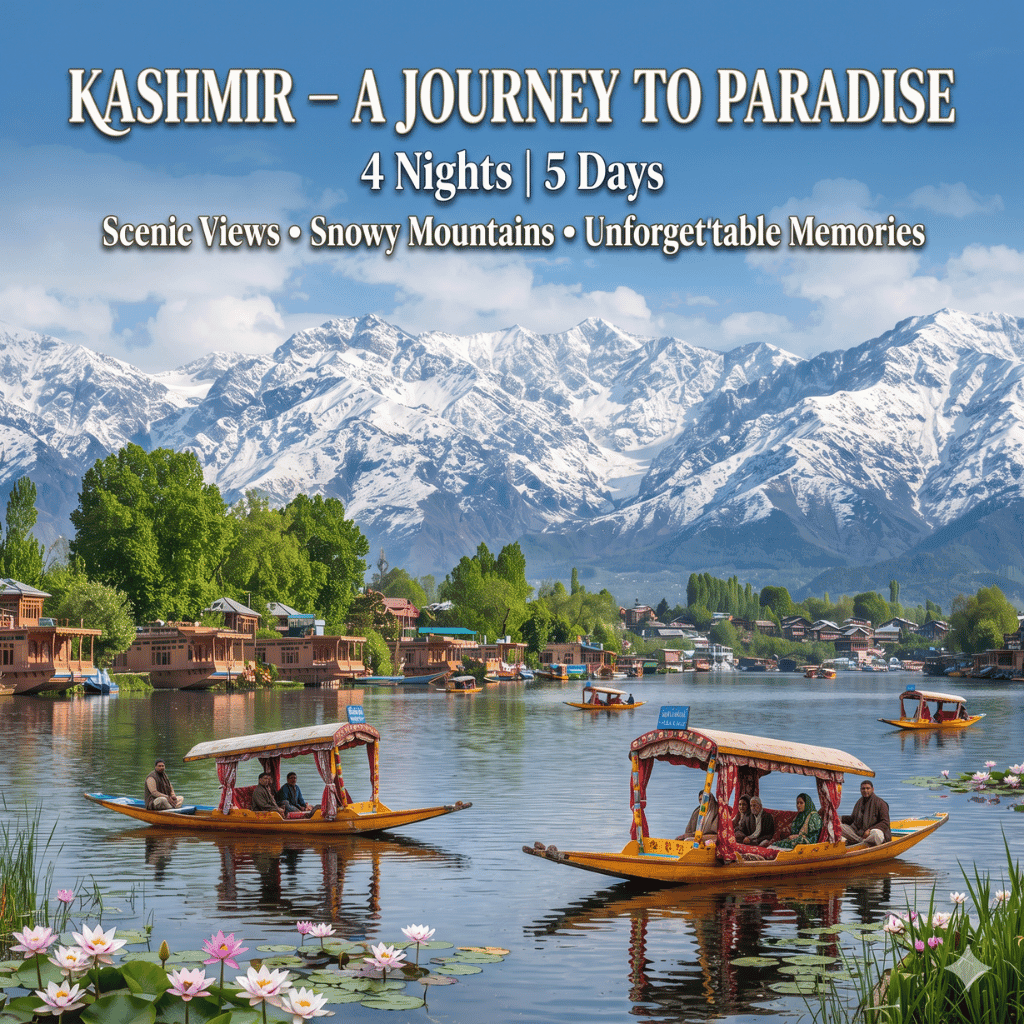 Kashmir 7 Days 6 Nights Tour Package