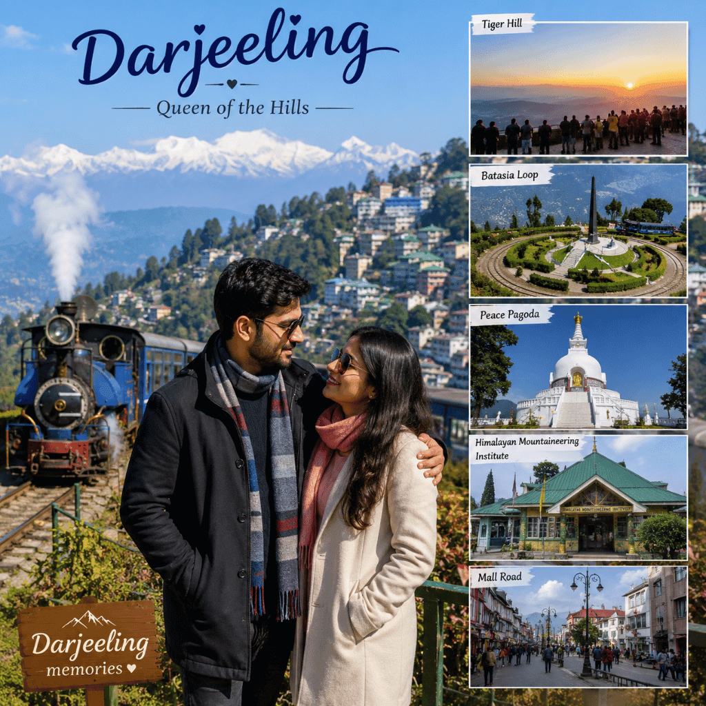 Darjeeling Tour Package 4 Days 3 Nights | Tiger Hill, Lamahatta, Tinchuley & Mirik