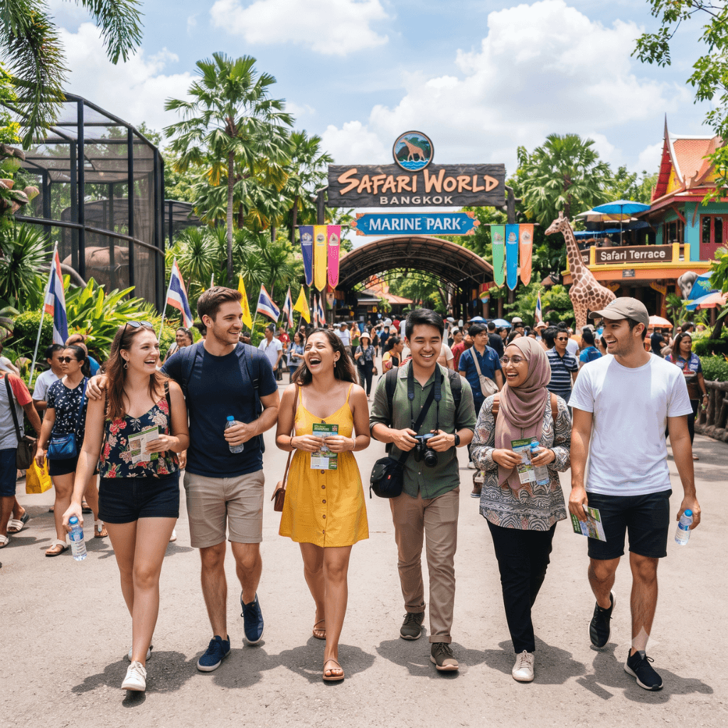Pattaya Bangkok Tour Package 6 Days 5 Nights with Coral Island & Safari World