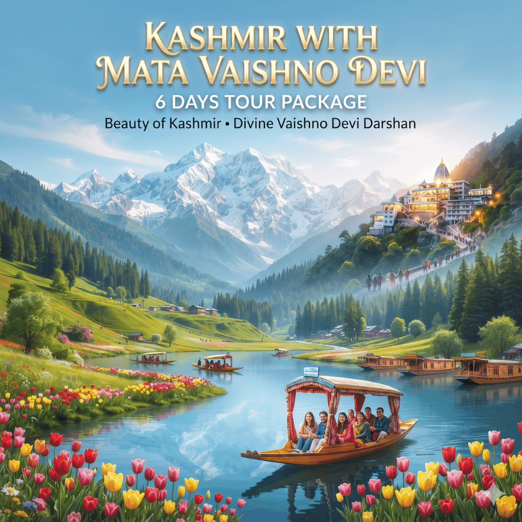 Kashmir with Mata Vaishno Devi Darshan 6 Days Tour Package